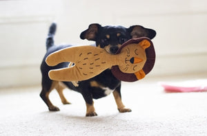 ECO Friendly Dog Toys (Lion, Elephant, Giraffe)