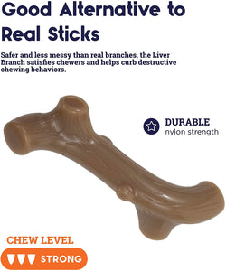 Liver Branch Dog Chew Toy - 3 Sizes