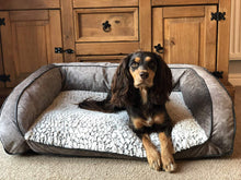 Load image into Gallery viewer, Luxury Fleece Lined Plush Sofa Pet Bed - Large
