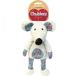 Chubleez Maisie Mouse Comfort Dog Toy (37cm) with a Hidden Squeaker