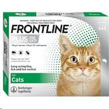 Load image into Gallery viewer, Frontline Plus for Cats - Box of 1 Pip or Box of 3 Pips
