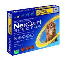 Load image into Gallery viewer, NexGard Spectra Chewable Tick &amp; Flea Tablet - 3 Tablet Pack
