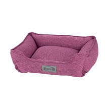Load image into Gallery viewer, SCRUFFS Manhattan Box Bed for Dogs - Berry Purple

