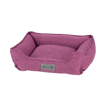 SCRUFFS Manhattan Box Bed for Dogs - Berry Purple