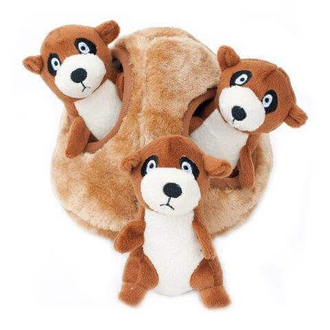 ZippyPaws Meerkat Den Burrow Dog Toy