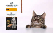 Load image into Gallery viewer, Meowmore Chicken and Liver Cat Treat Sticks  - 3PC Flat Pack
