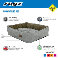 Load image into Gallery viewer, ROGZ Moon Walled Pet Bed
