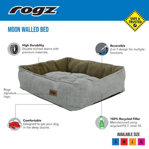 ROGZ Moon Walled Pet Bed