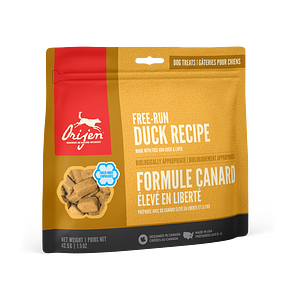 ORIJEN DOG TREATS: Free-Run Duck Freeze-Dried Dog Treats