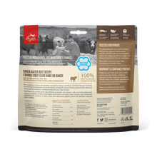 Load image into Gallery viewer, ORIJEN DOG TREATS:  Ranch-Raised Beef Freeze Dried Dog Treats 92g or 42.5g
