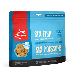 ORIJEN DOG TREATS:  Six Fish Freeze-Dried Dog Treats