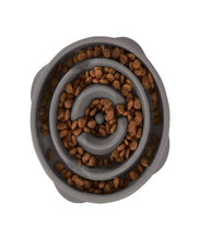 Load image into Gallery viewer, Slow Feeder Dog Bowl - Grey

