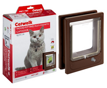 Load image into Gallery viewer, Wood Pet Door for Cats &amp; Dogs - Multi-Magnetic Fitting
