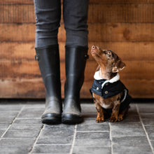 Load image into Gallery viewer, URBANPAWS Giles Puffer Navy or Black Dog Jacket
