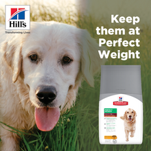 Load image into Gallery viewer, HILL&#39;S SCIENCE PLAN Adult Perfect Weight Large Breed 6+ Dry Dog Food Chicken Flavour - 12kg
