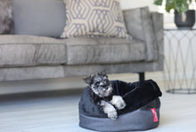 Load image into Gallery viewer, WAGWORLD Nap Sack (Roll the Sides Over) Bed for a Cat or Small Dog
