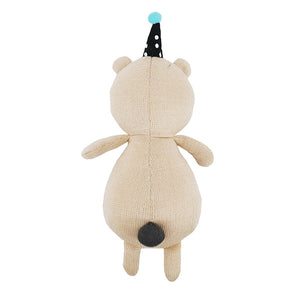Chubleez Pippa Party Bear with a Hidden Squeaker - 36x18x10cm
