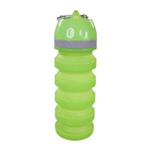 Load image into Gallery viewer, Rosewood Collapsible Travel Bottle - Collapsed height is 12cm / Expanded height is 21cm
