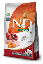 Load image into Gallery viewer, FARMINA N&amp;D PUMPKIN GRAIN-FREE: Puppy Dog Food for All Breeds Chicken and Pomegranate
