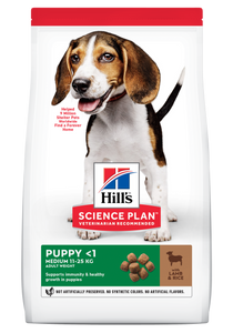 HILL'S SCIENCE PLAN Puppy Medium Dry Dog Food Lamb & Rice Flavour