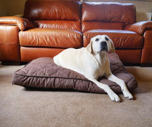 Load image into Gallery viewer, Chocolate Tweed Dog Mattress
