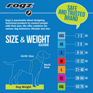 ROGZ Classic Adjustable Dog H-Harness