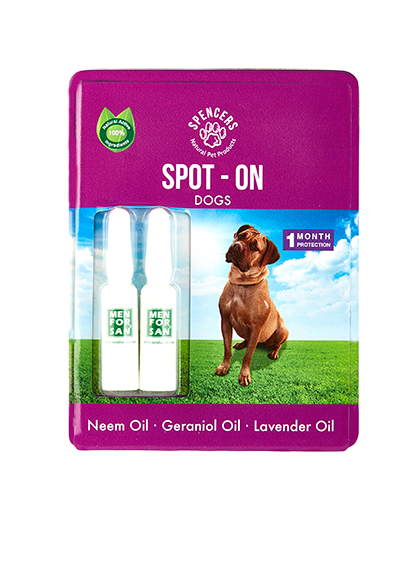 Spencers Natural Tick & Flea Repellent and Skin Healing Dog Spot-On Drops
