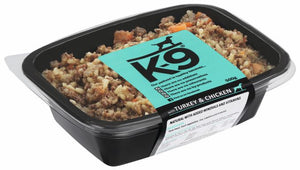 K-9 Frozen / Cooked Dog Food - Turkey and Chicken