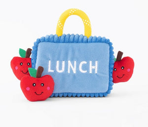 ZippyPaws Lunchbox With Apples Dog Toy
