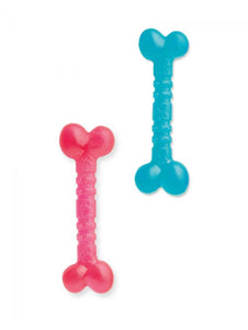 BioSafe™ Puppy Toy Bone Pink or Blue - 12cm
