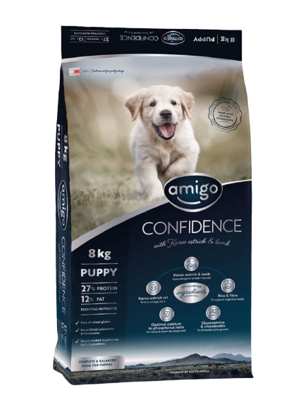 Amigo Confidence Puppy Dog Food 8kg or 20kg