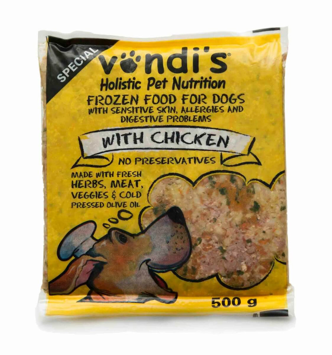VONDI'S Special Chicken Dog Food for Itchy Skin Sensitive