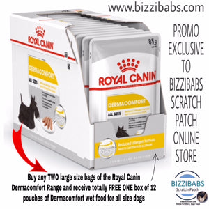 ROYAL CANIN® Dermacomfort Loaf - Box of 12 x 85g - Wet Food for All Size Dogs