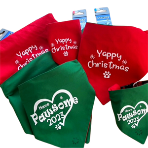 Festive Bandana with a quality ROGZ Classic Collar