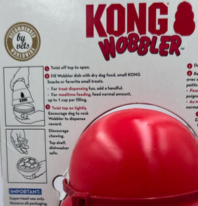 KONG Wobbler Treat Toy (Small & Large)