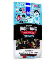 Load image into Gallery viewer, MINI BONES: Bags O&#39; Wags -  Montego Treats Chewies 500g, 120g or 1,5kg
