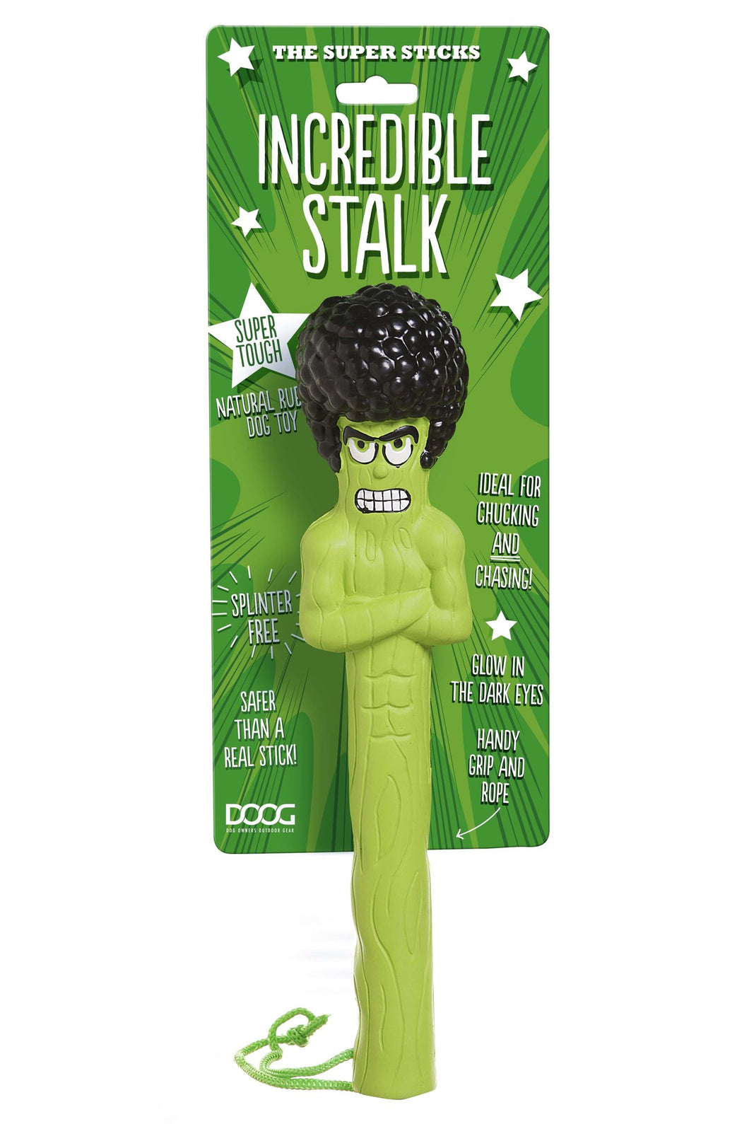 Doog Incredible Stalk Fetch Stick Dog Toy - 38cm