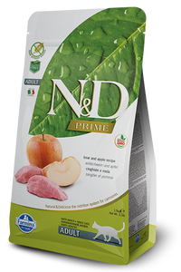 FARMINA N&D PRIME GRAIN-FREE: Adult Cat Food for All Breeds  Boar & Apple Recipe