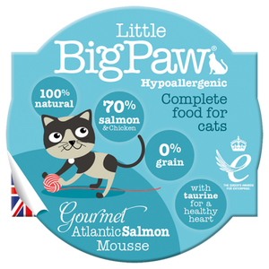 Little Big Paw Gourmet Atlantic Salmon Mousse 85g