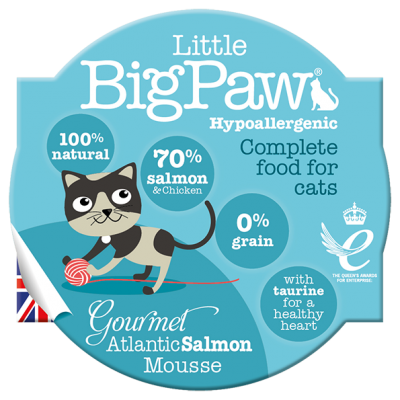 Little Big Paw Gourmet Atlantic Salmon Mousse 85g