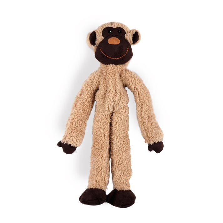 All for Paws Dog Toy Cuddle Ropey Floppers Monkey (43cm) - GRey or Brown