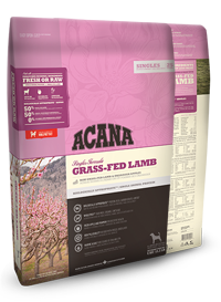 ACANA DOG FOOD Singles Grass-Fed Lamb Dog Food for All Breeds and Life Stages, Limited Ingredients for Diet Sensitive Dogs