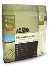 Load image into Gallery viewer, ACANA DOG FOOD Singles Yorkshire Pork Dog Food for All Breeds and Life Stages. Limited Ingredients for Diet Sensitive Dogs
