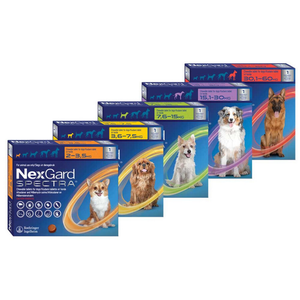 NexGard Spectra Chewable Tick & Flea Table - 1 Tablet in Pack or 3 Tabs in a pack