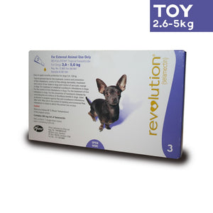 Revolution for Dogs - Tick & Flea Control - 3 pips in the box