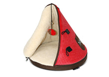 Load image into Gallery viewer, SCRUFFS Tee Pee Pet Bed for Cats or Little Dogs
