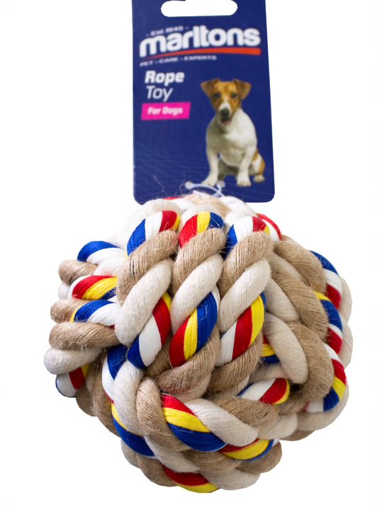 Marltons Rope Ball Shape Dog Toy